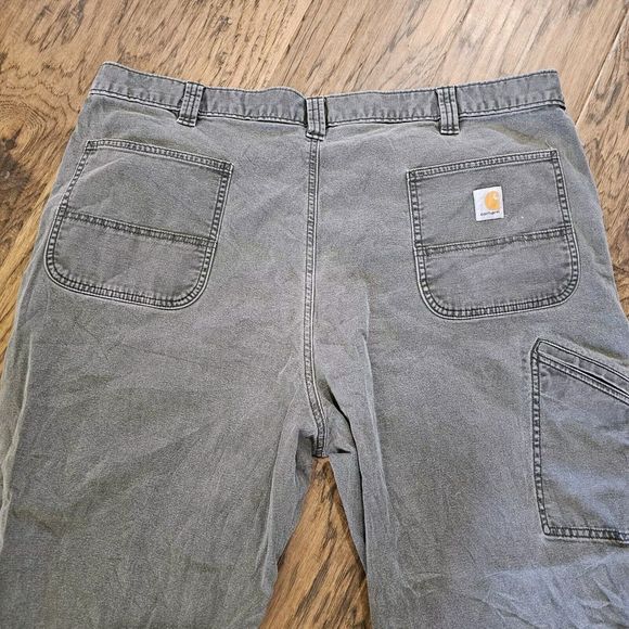 Carhartt Relaxed Fit Jeans Mens Size 44x32 Washed Gray 102291 306 - Picture 5 of 5